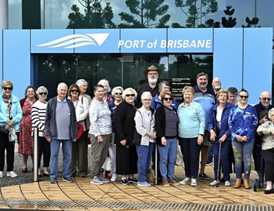 Capalaba Probus Club at the Port of Brisbane