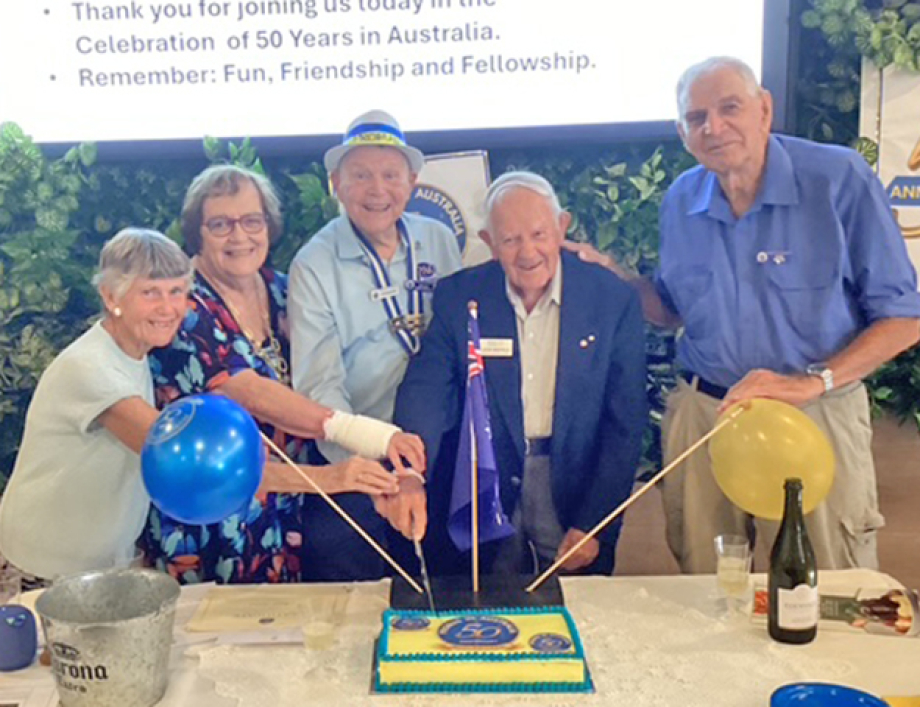 Cutting the Celebration Cake